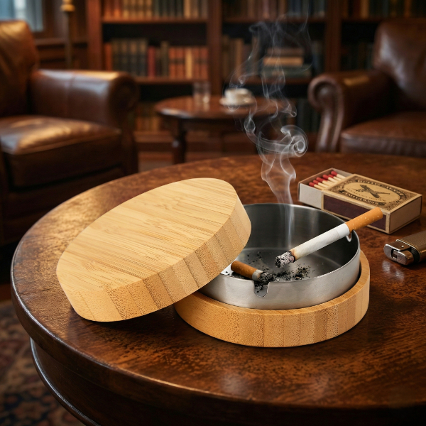 Bambu Kapaklı Küllük  - 4